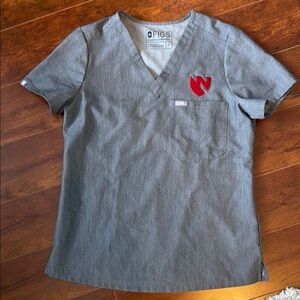 FIGS Women Gray Catarina Shirt